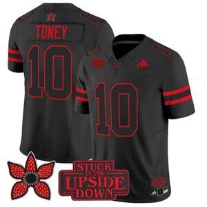 Malachi Toney Black Vapor Jersey Stitched For Mens Youths Select